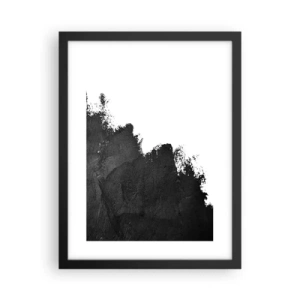 Plakat i sort ramme - Elementer: jord - 30x40 cm