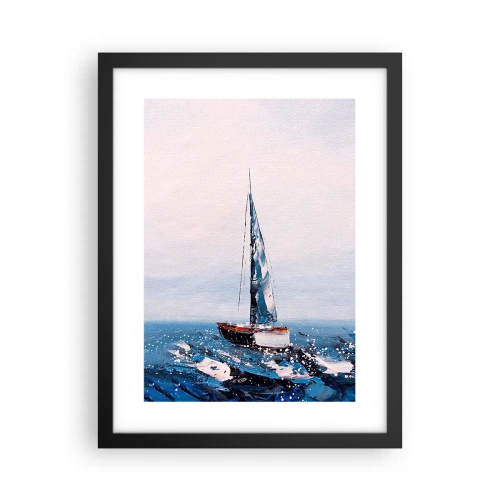 Plakat i sort ramme - Vindens broderskab - 30x40 cm