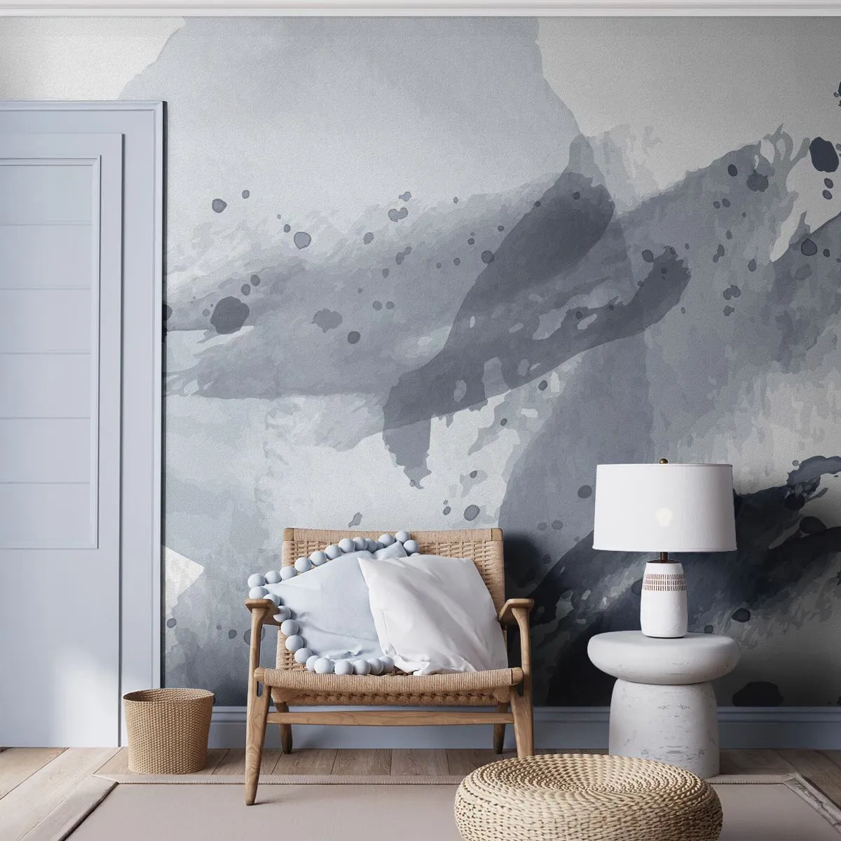 Fototapet Standard Eco - En undersøgelse af vandets natur - Abstraktion, Stykke, Moderne mønster - 450x315 cm