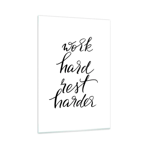 Billede på glas - Balance i livet - 80x120 cm