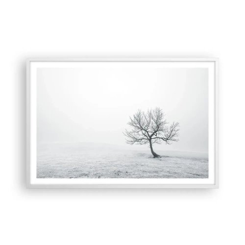 Plakat i hvid ramme - Mod intetheden - 91x61 cm