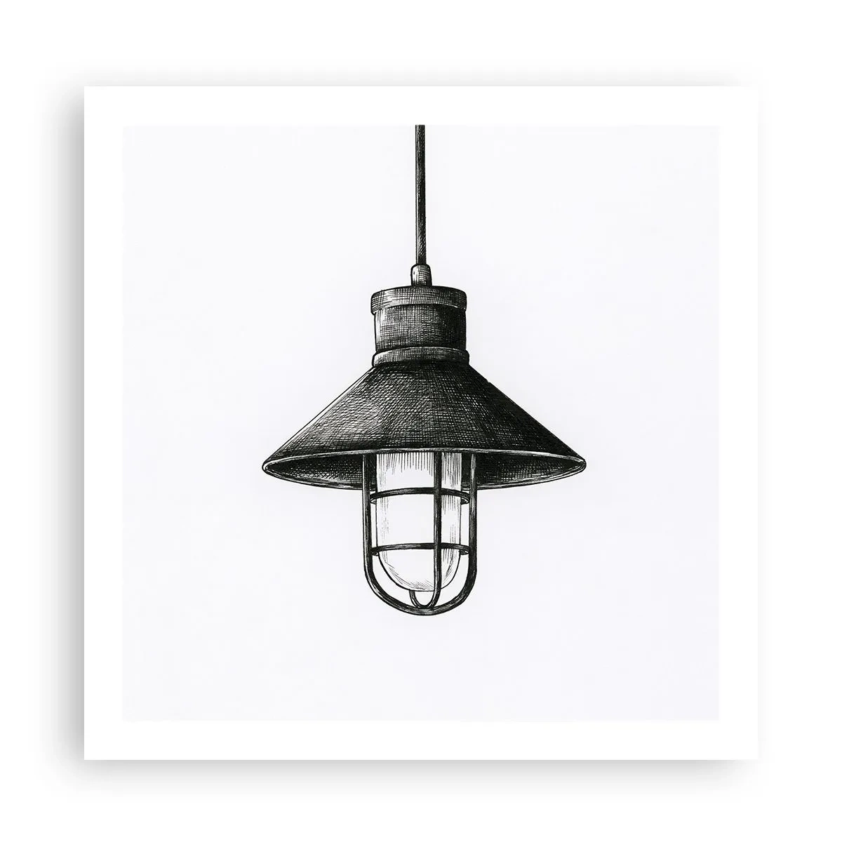 Plakat - Som for mange år siden... - 60x60 cm