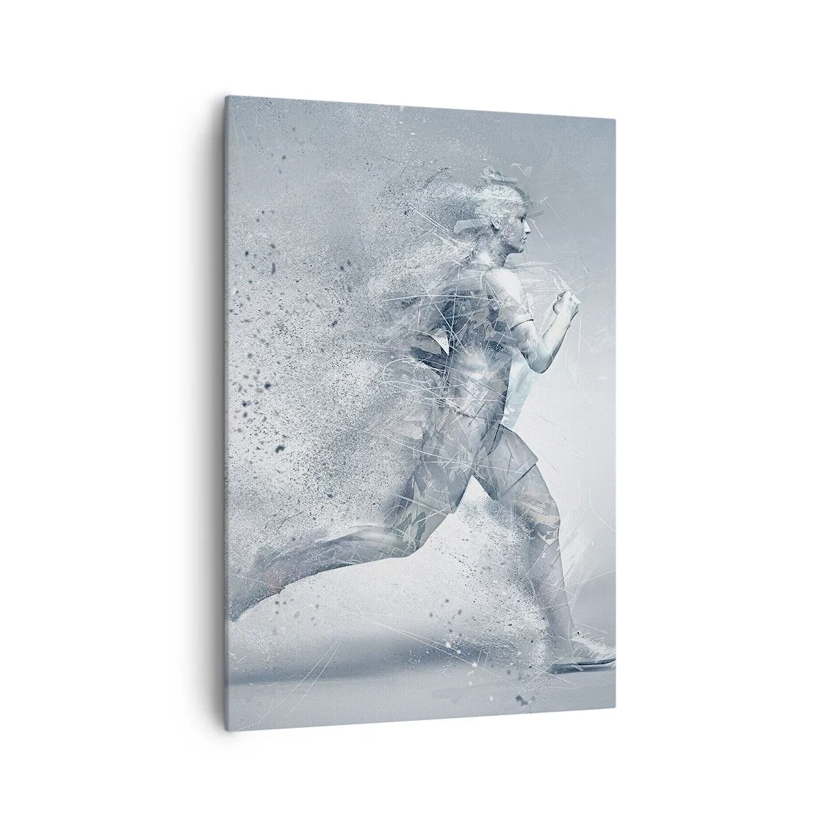 Lærredstryk - Billede på lærred - Krystalklar energi - 70x100 cm