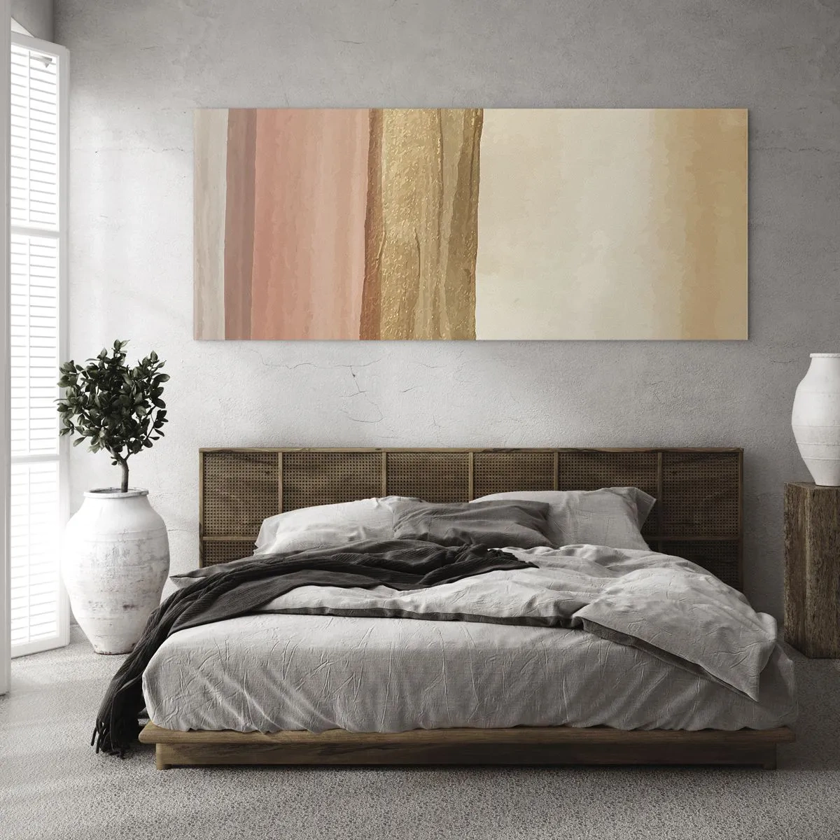 Billede på glas - Lodret sammensætning - 100x40 cm