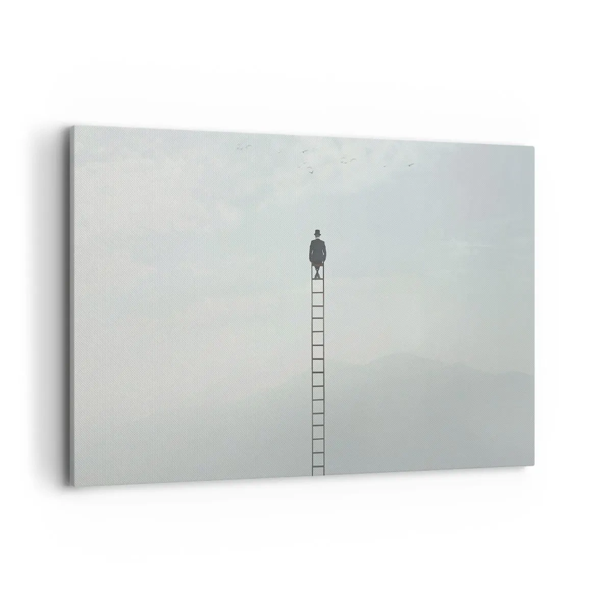 Lærredstryk - Billede på lærred - Stig yderligere - 120x80 cm