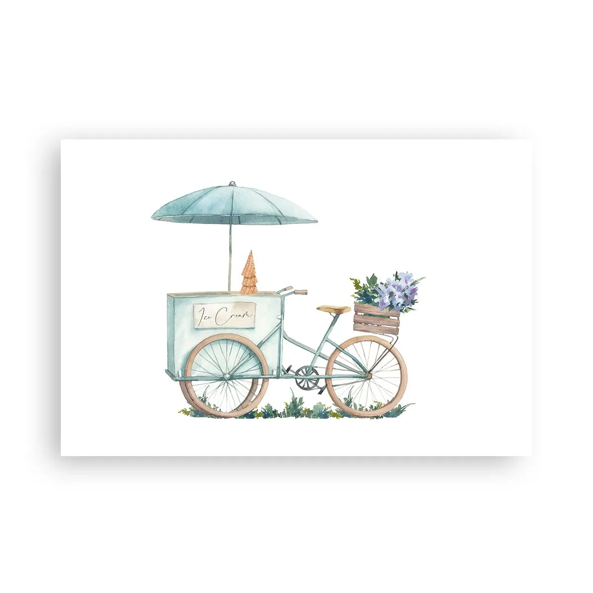 Plakat - Sødt minde om sommeren - 91x61 cm