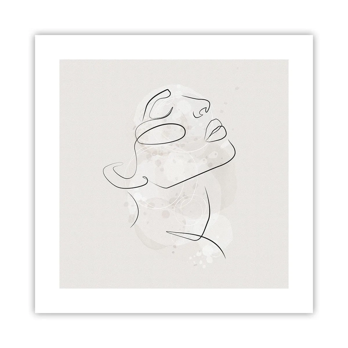 Plakat - Skitse af drømmen - 40x40 cm