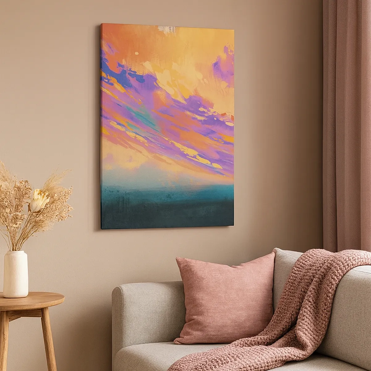 Lærredstryk - Billede på lærred - Tiltrækningskraft - 50x70 cm