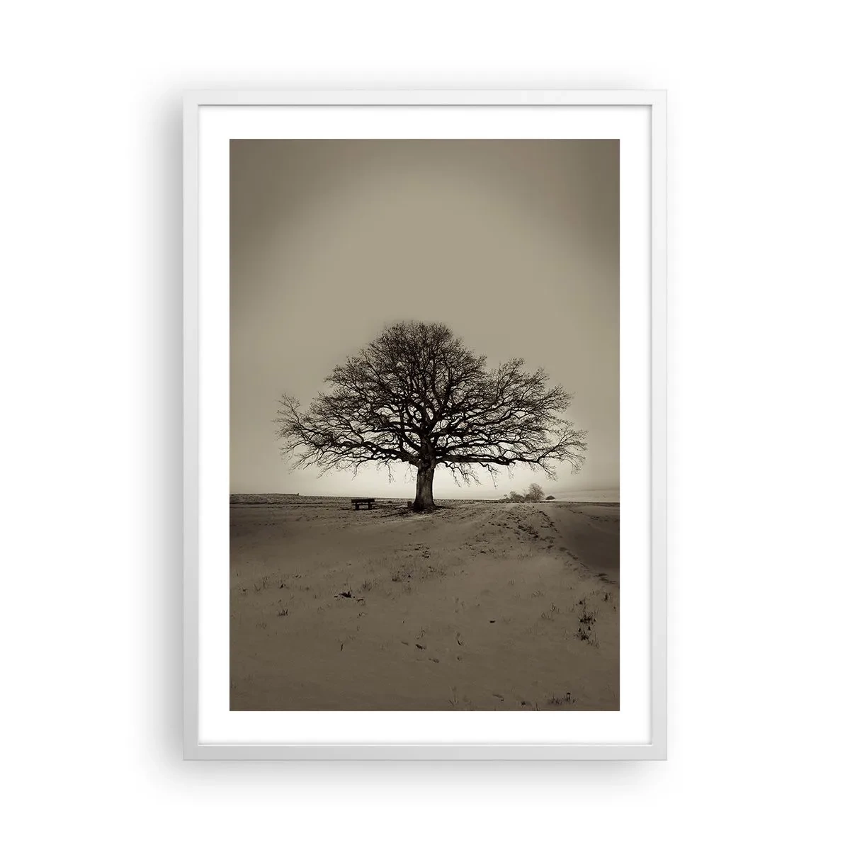 Plakat i hvid ramme - Herfra og til evigheden - 50x70 cm