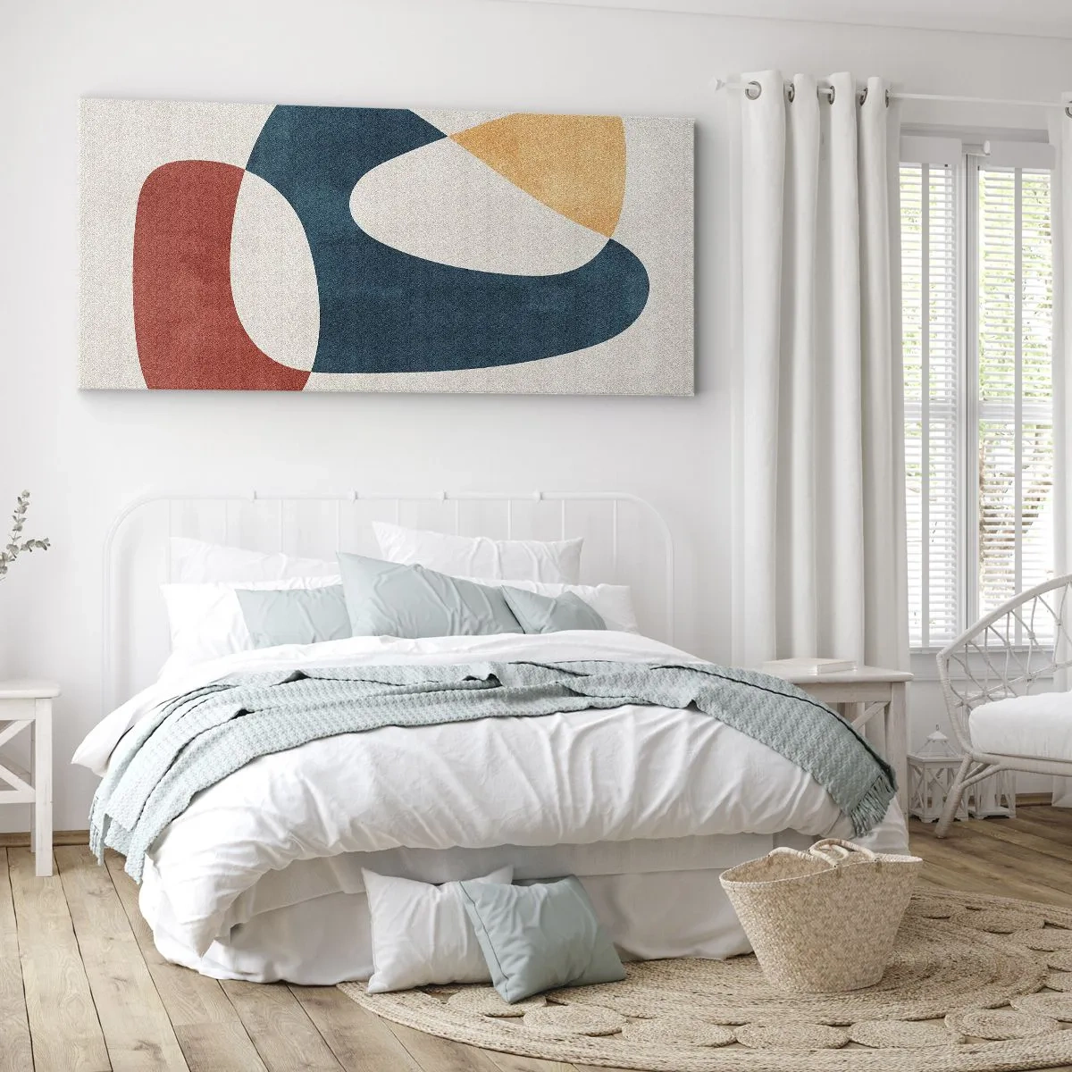Lærredstryk - Billede på lærred - Påvirkninger og metamorfoser - 100x40 cm