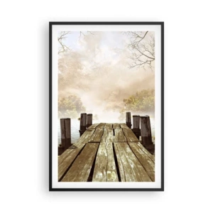 Plakat i sort ramme - Efterårets blide tristhed - 61x91 cm