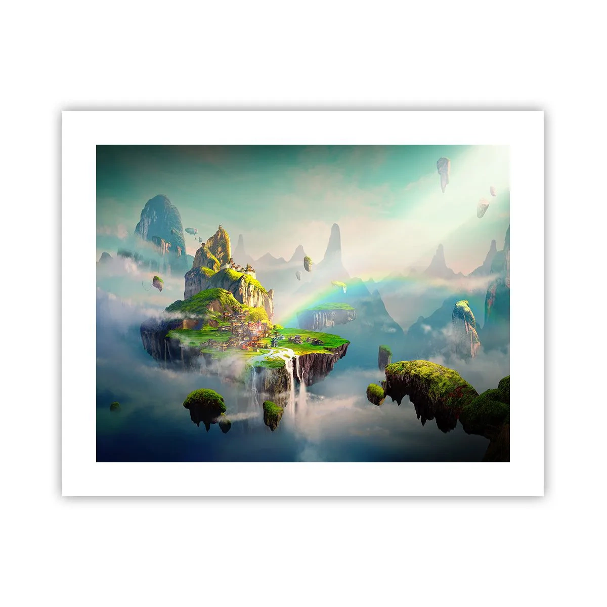 Plakat - Midden - lykkelige øer - 50x40 cm