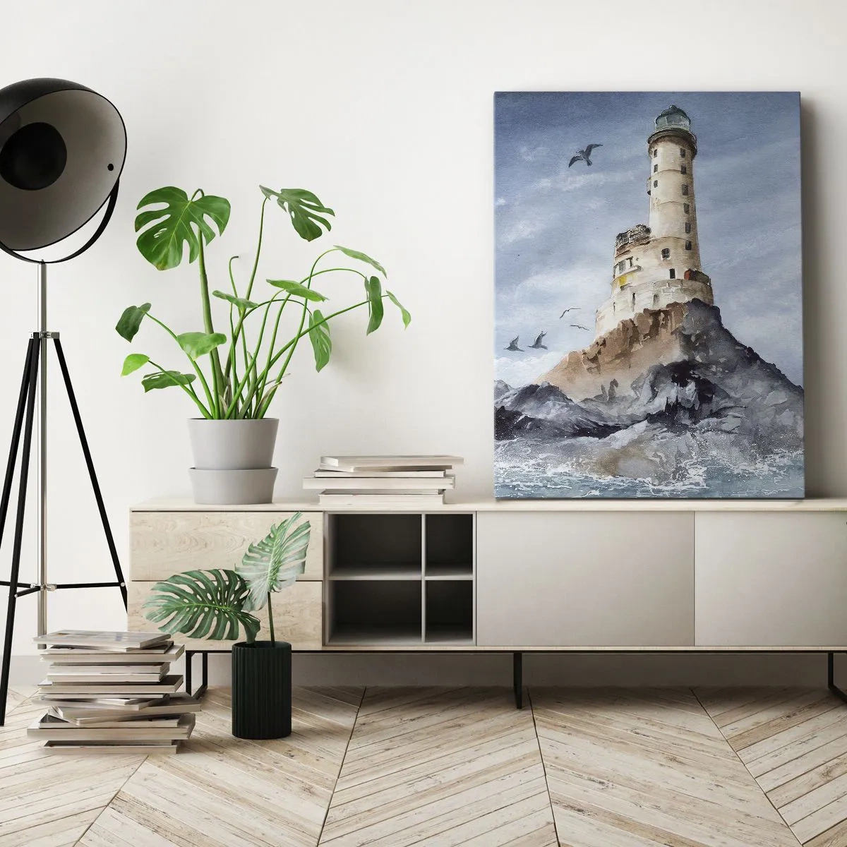 Lærredstryk - Billede på lærred - Uovervindelig - 70x100 cm