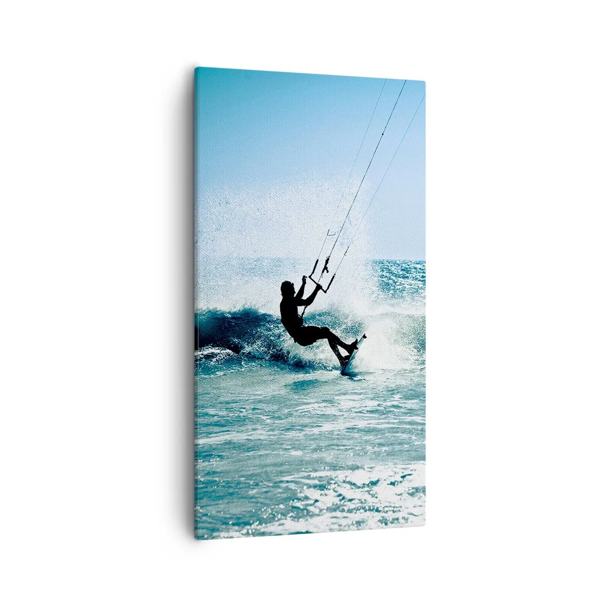 Lærredstryk - Billede på lærred - Lad dig rive med - 55x100 cm