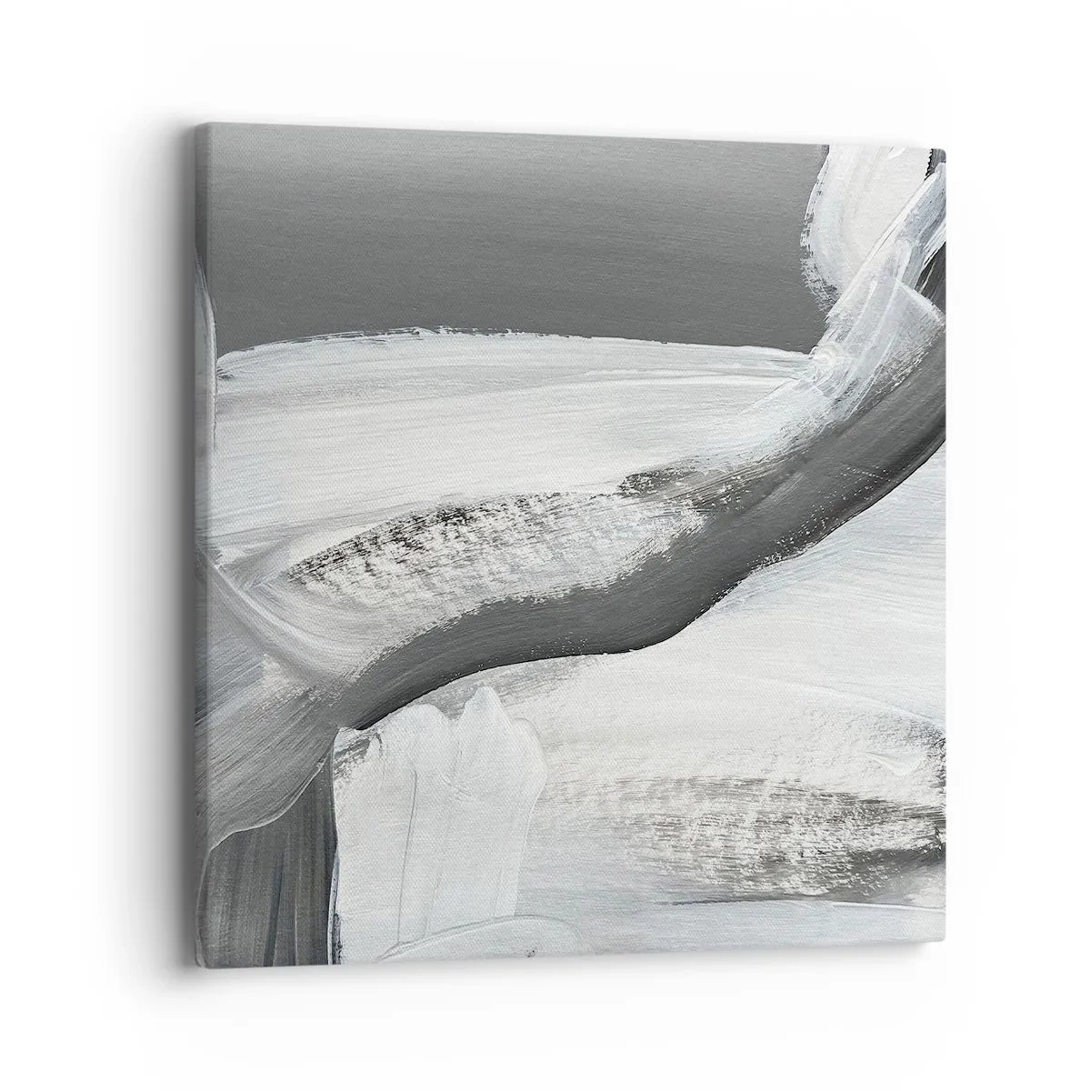 Lærredstryk - Billede på lærred - Med beslutsom bevægelse - 40x40 cm