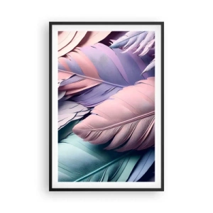 Plakat i sort ramme - Chik fugl - 61x91 cm