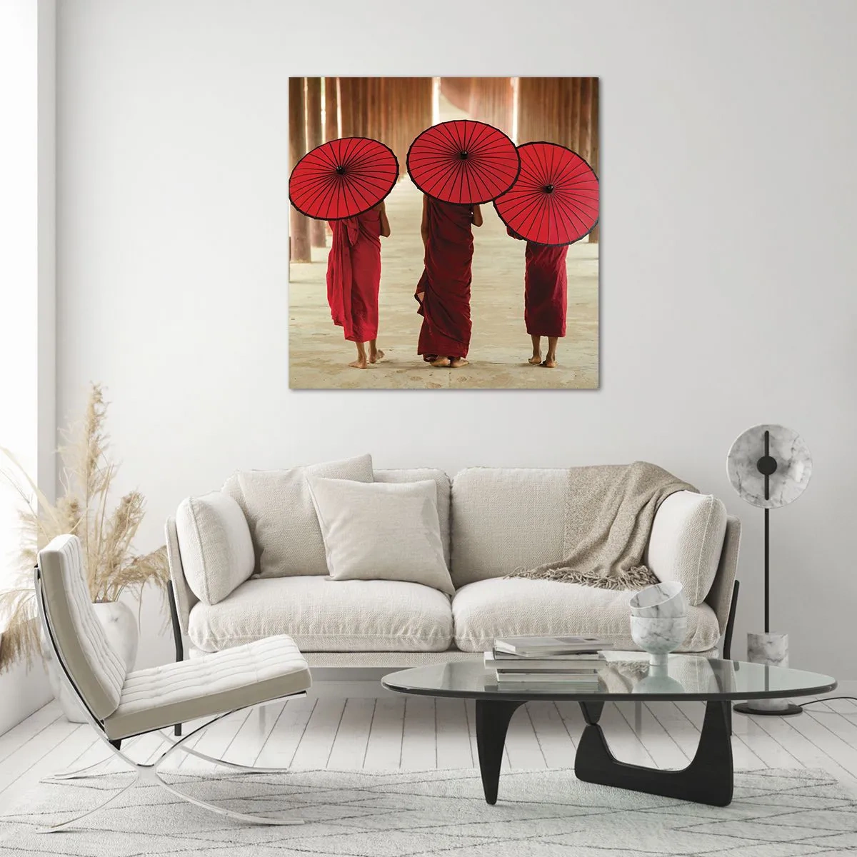 Billede på glas - På vej til det rene land - 60x60 cm