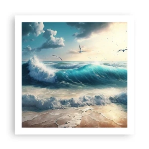 Plakat - Støj kun for dig - 60x60 cm