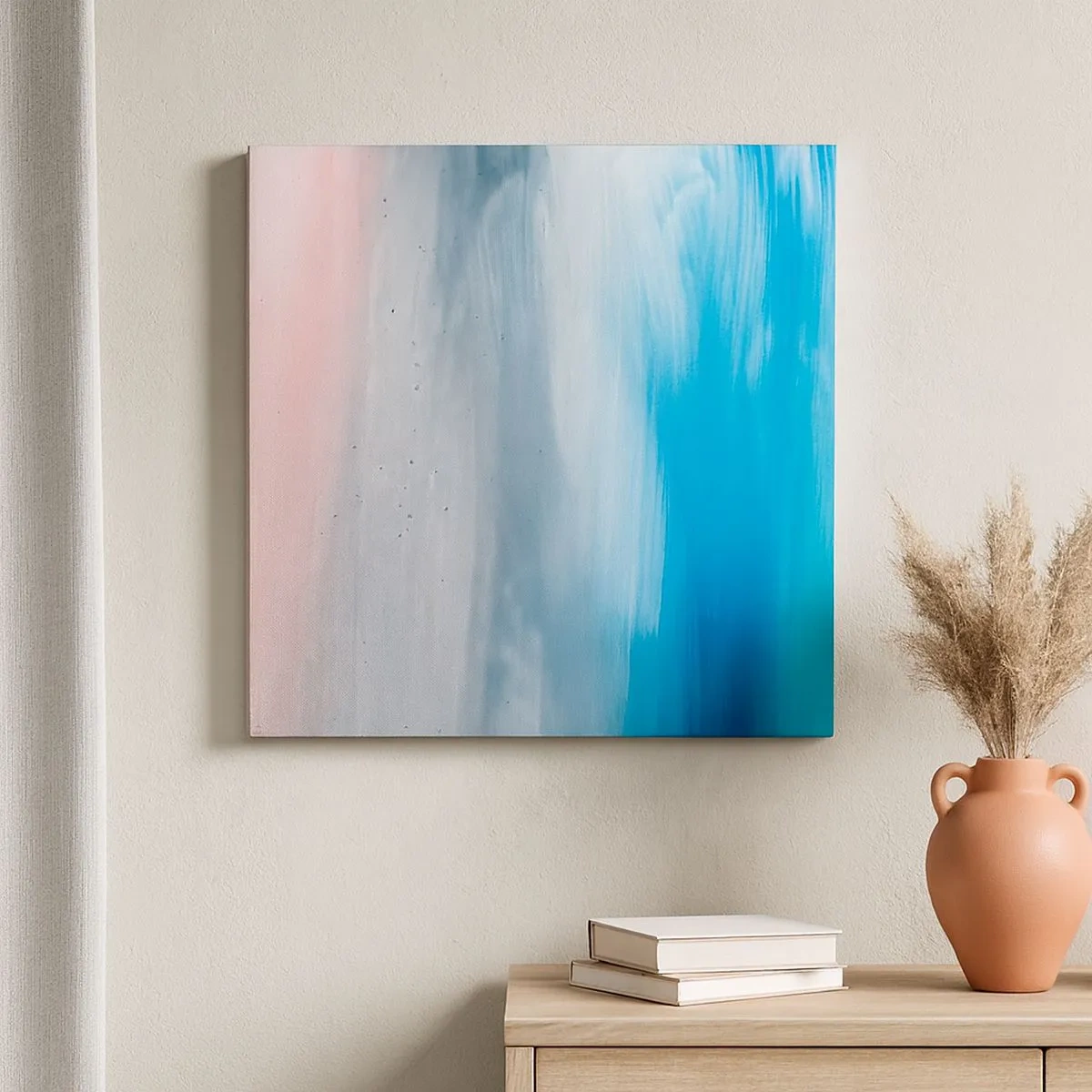 Lærredstryk - Billede på lærred - Elementer: luft - 30x30 cm