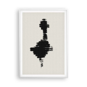 Plakat i hvid ramme - Fantasiens vibrationer - 70x100 cm