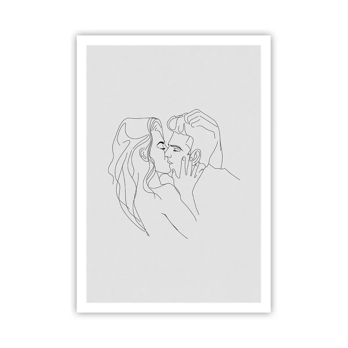 Plakat - I samme linje - 70x100 cm