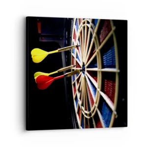 Lærredstryk - Billede på lærred - Lige til sagen - 30x30 cm
