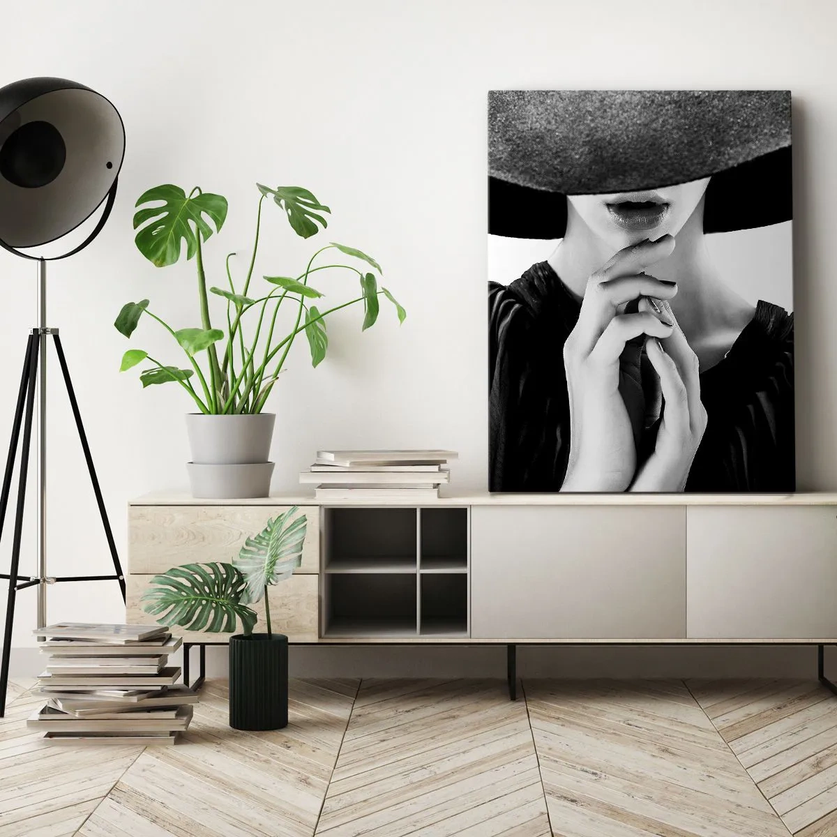 Lærredstryk - Billede på lærred - Usynlig skønhed - 50x70 cm
