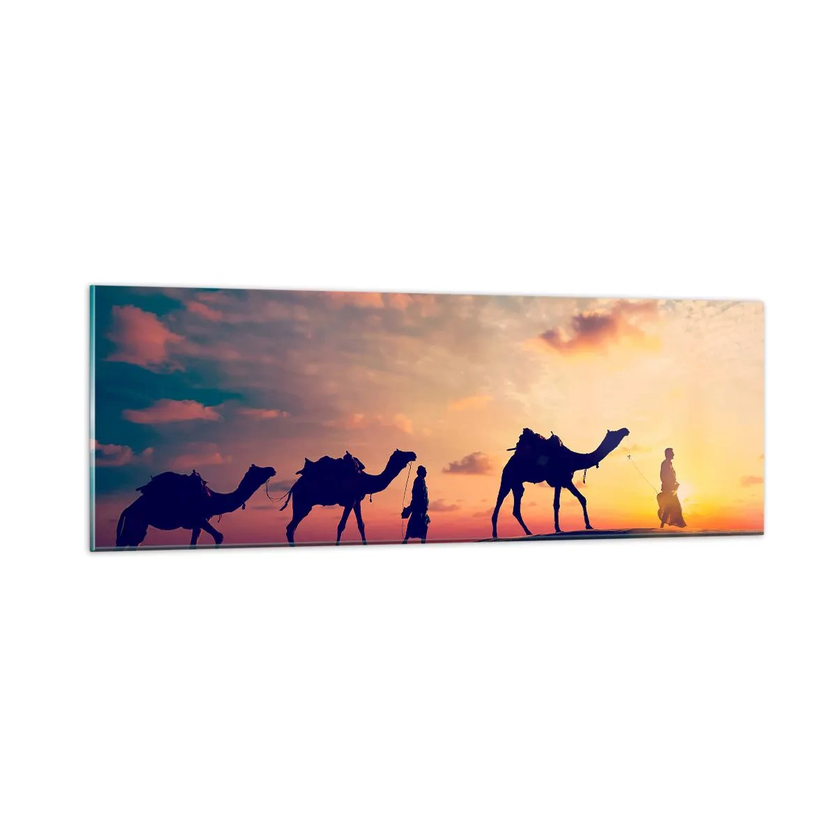 Billede på glas - Orientens mystiske ånd - 90x30 cm