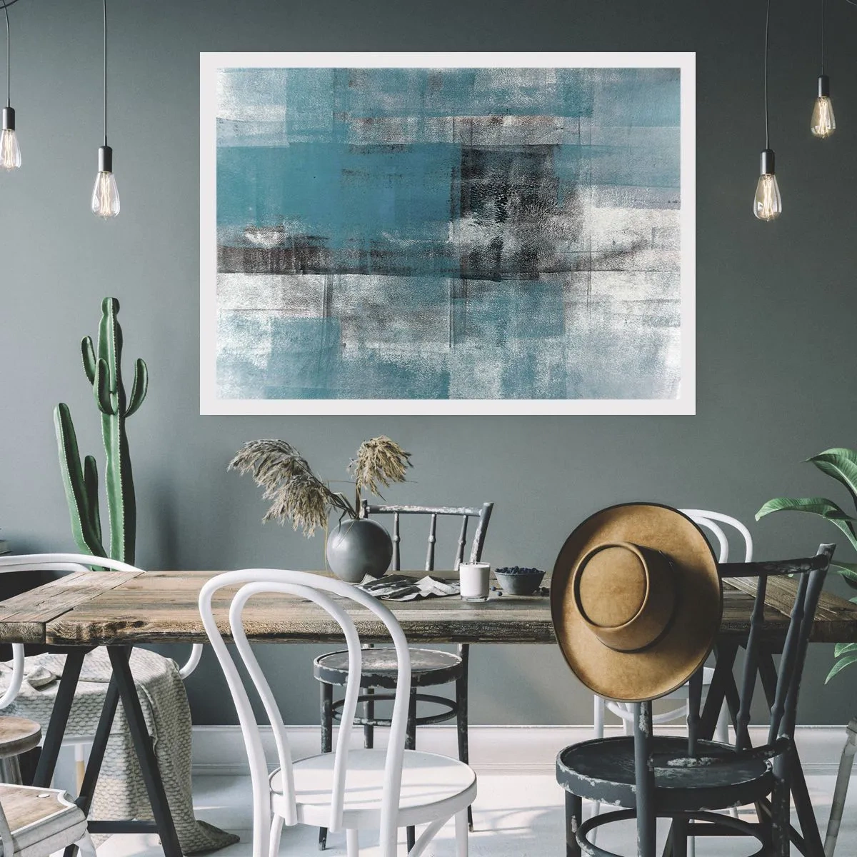 Plakat - Vand og luft - 50x40 cm