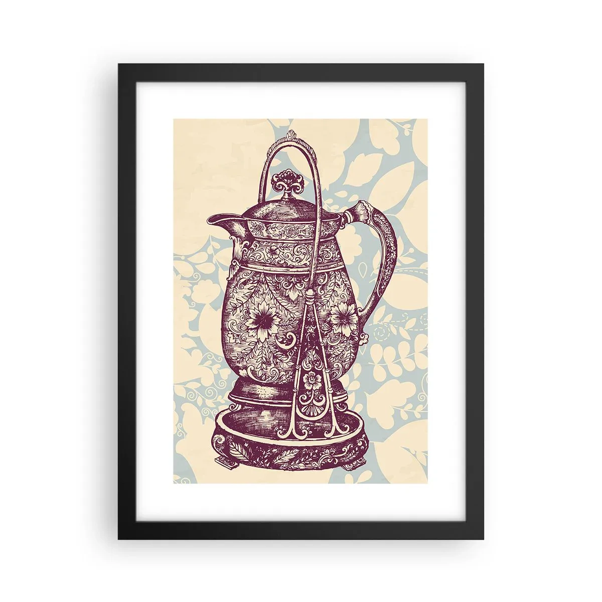 Plakat i sort ramme - Skønheden i hverdagslivet - 30x40 cm