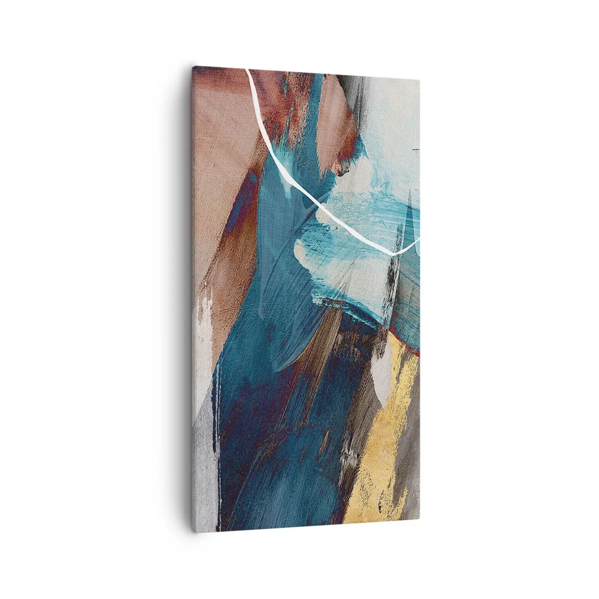 Lærredstryk - Billede på lærred - Med flair og energi - 55x100 cm