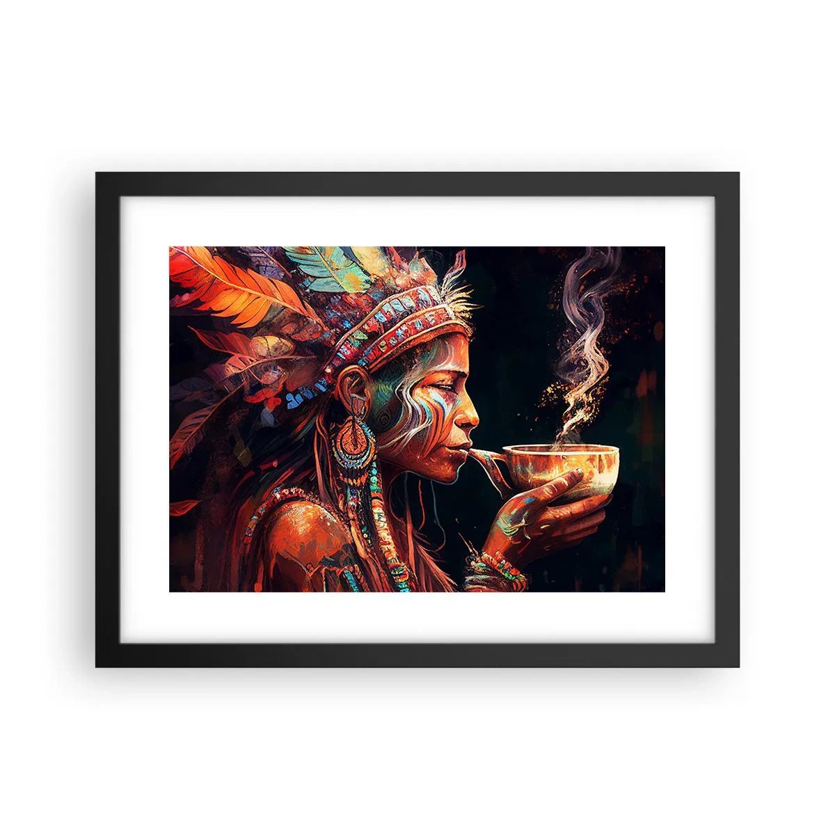 Plakat i sort ramme - Et magisk ritual - 40x30 cm