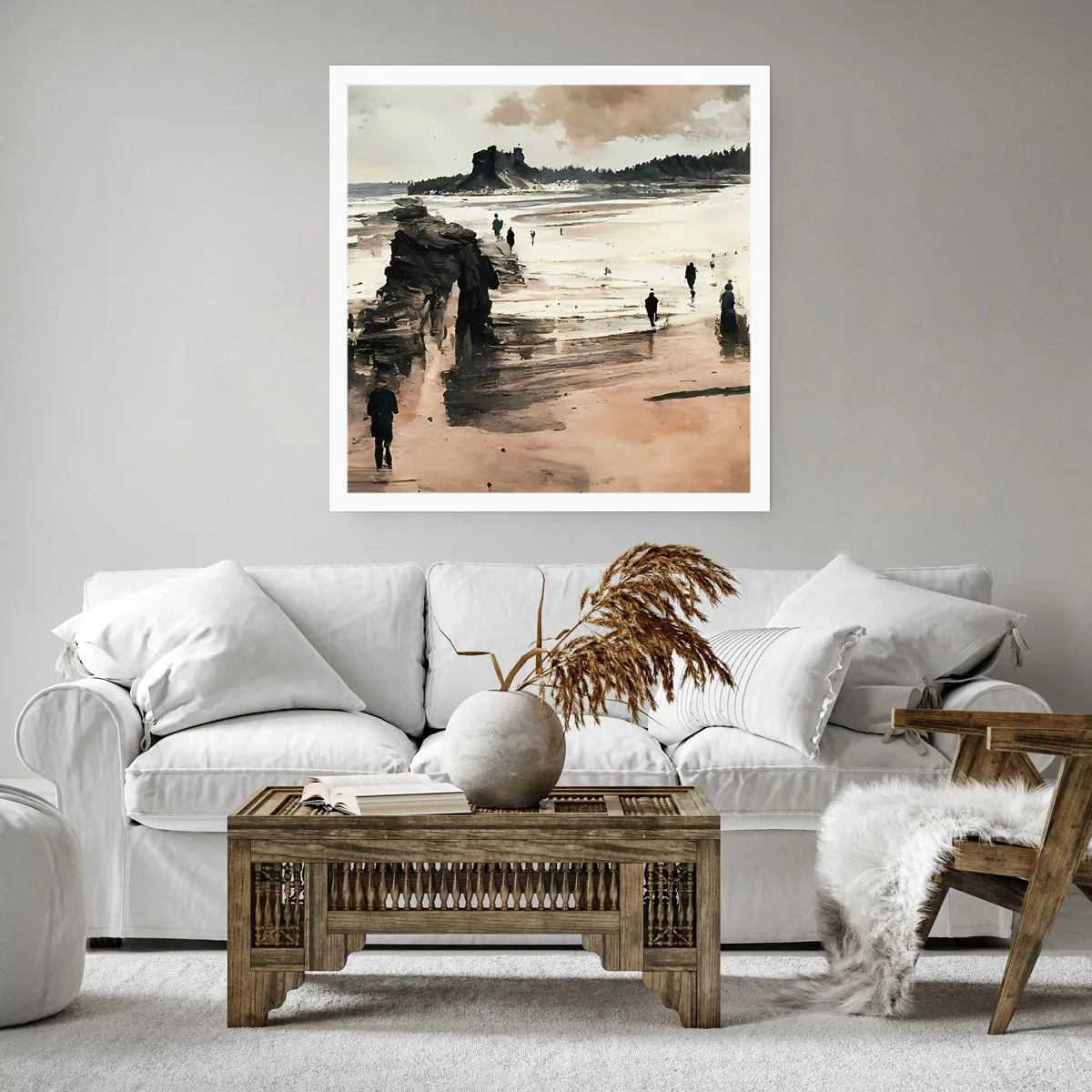 Plakat - Indkaldt - 40x40 cm