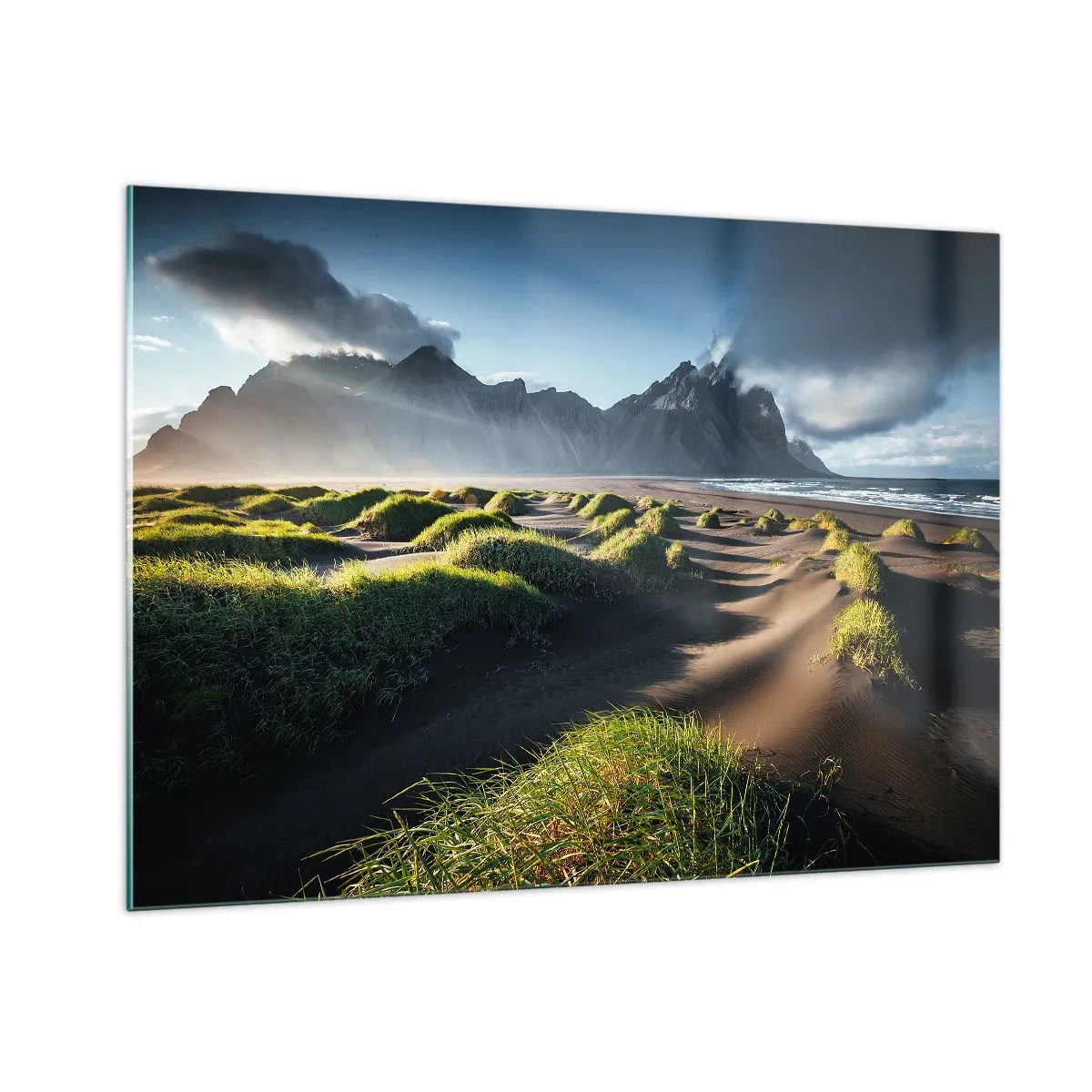 Billede på glas - Harmoni mellem elementerne - 100x70 cm