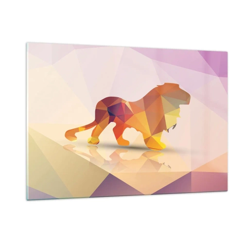 Billede på glas - Diamantkongen - 120x80 cm