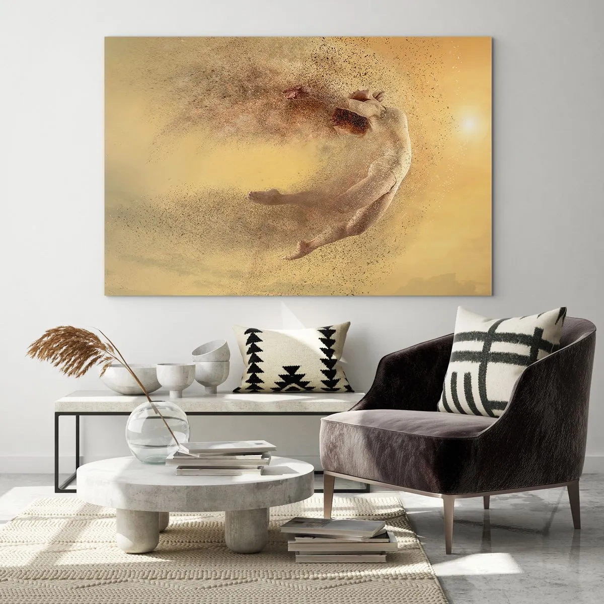 Billede på glas - I dansende henrykkelse - 120x80 cm