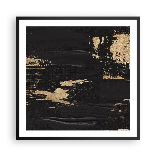 Plakat i sort ramme - Et spor af berøring - 60x60 cm