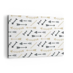 Lærredstryk - Billede på lærred - Skyttens drøm - 120x80 cm