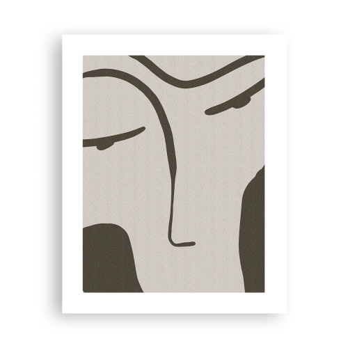Plakat - Som fra et Modigliani-maleri - 40x50 cm