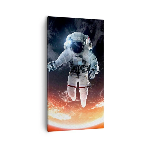 Lærredstryk - Billede på lærred - Må jeg blive lidt længere? - 55x100 cm