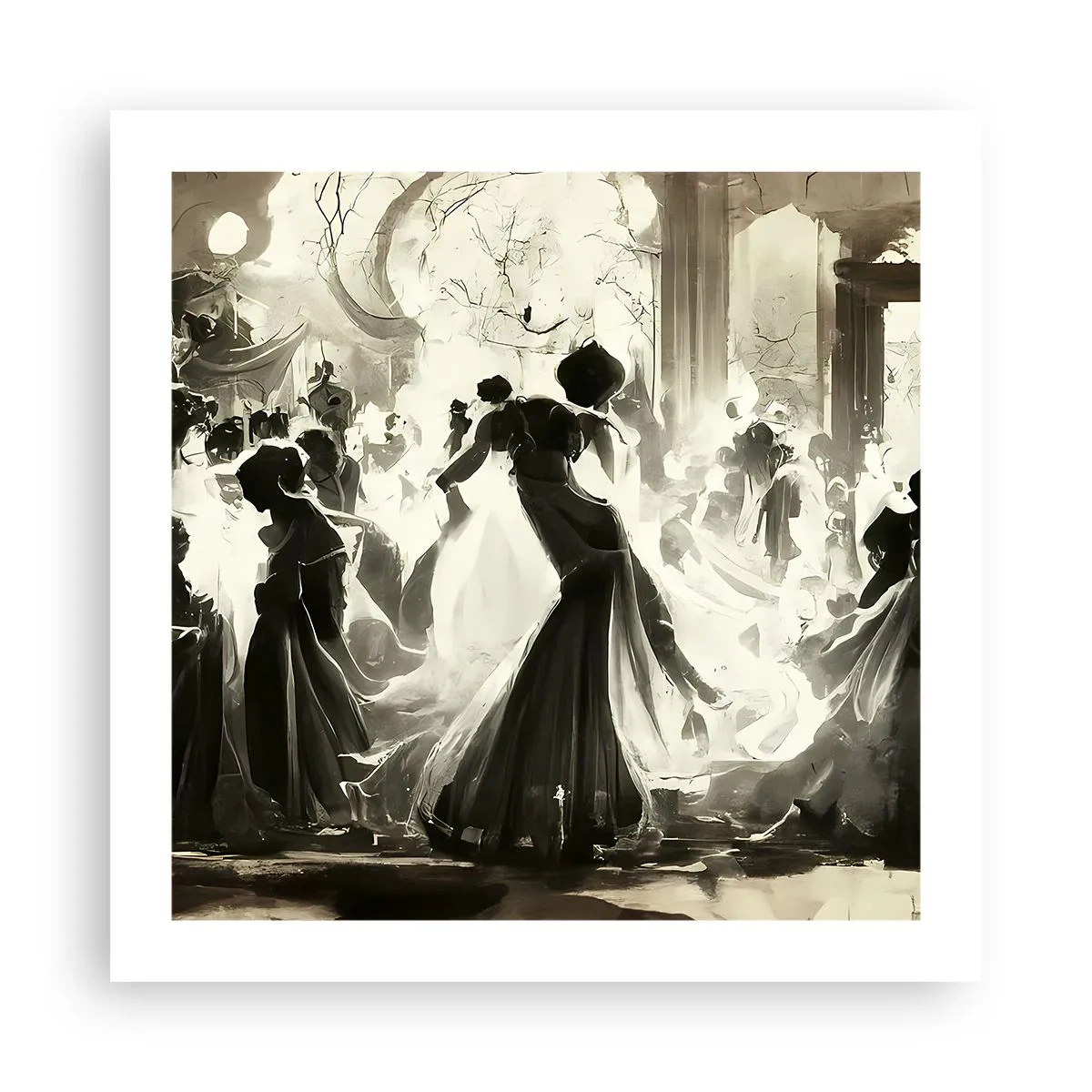 Plakat - Den store maskerade - 50x50 cm