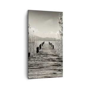 Lærredstryk - Billede på lærred - I græssernes fred - 45x80 cm