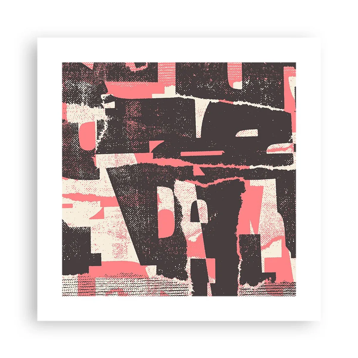 Plakat - Al trængsel og travlhed - 40x40 cm