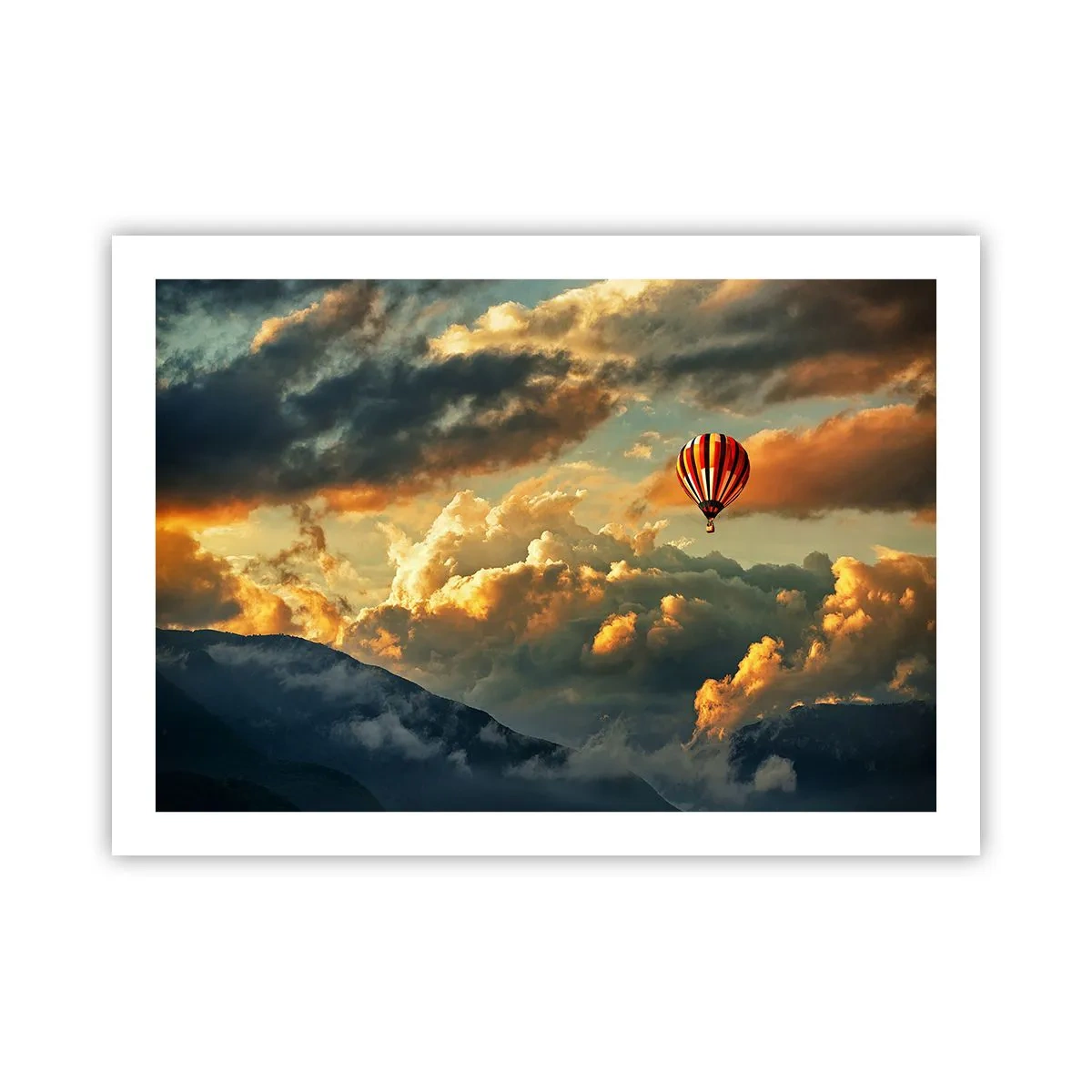 Plakat - Jeg går, fordi jeg vil - 70x50 cm