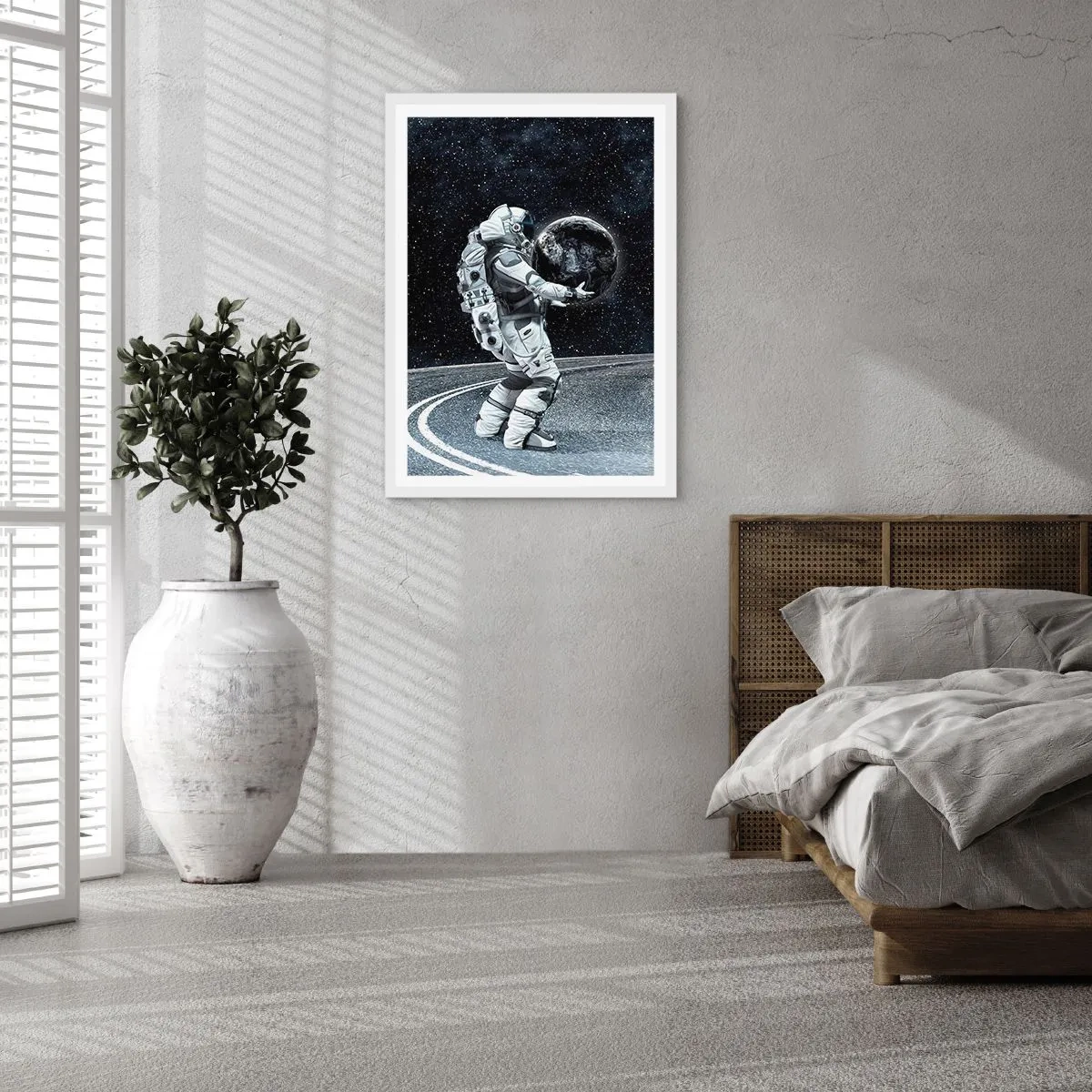 Plakat i hvid ramme - På Mælkevejen - 30x40 cm