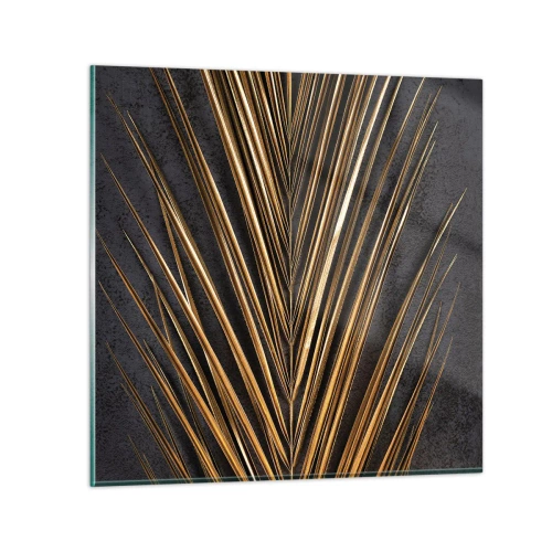 Billede på glas - Tropernes guld - 50x50 cm