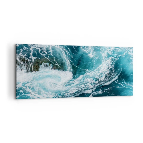 Lærredstryk - Billede på lærred - Porten til jordens indre - 100x40 cm