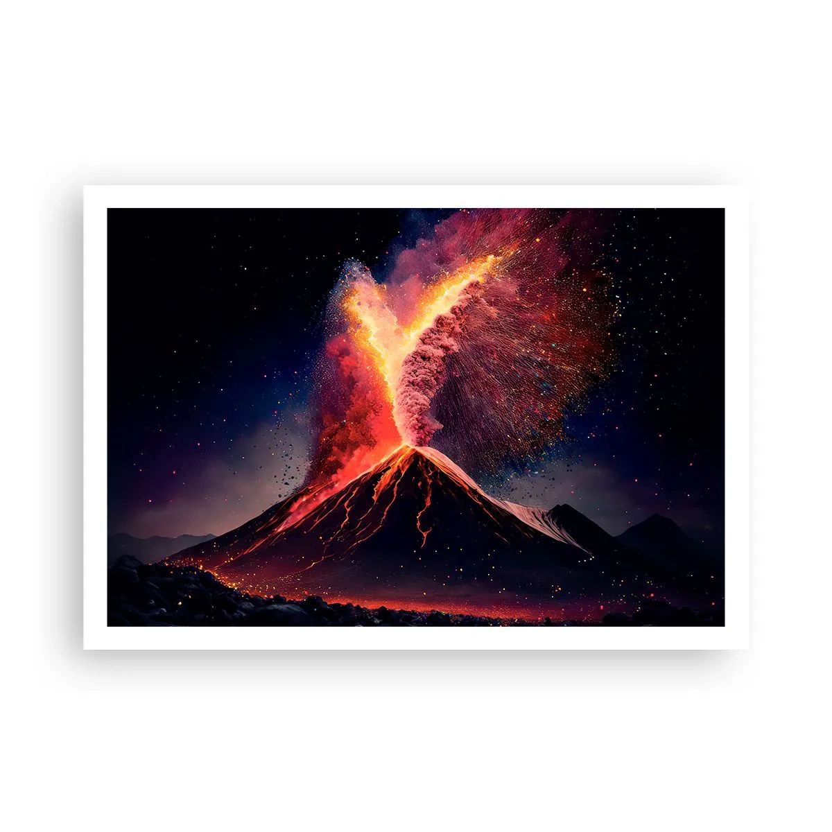 Plakat - Skønhed og rædsel - 100x70 cm