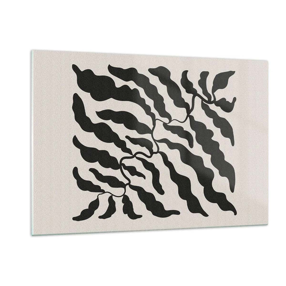 Billede på glas - En firkants natur - 120x80 cm