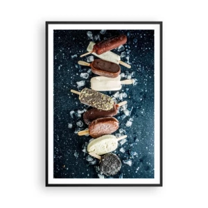 Plakat i sort ramme - En smag af varm sommer - 70x100 cm